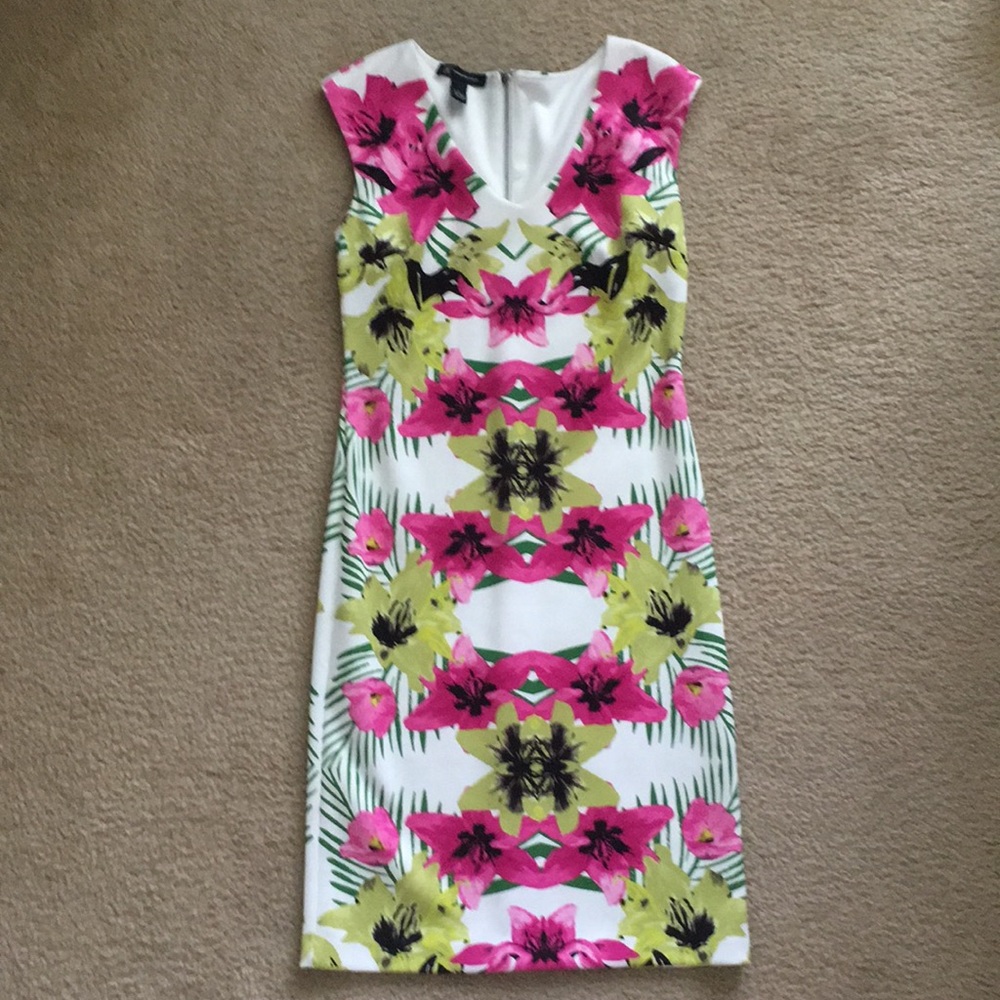 NWOT Orchid print dress